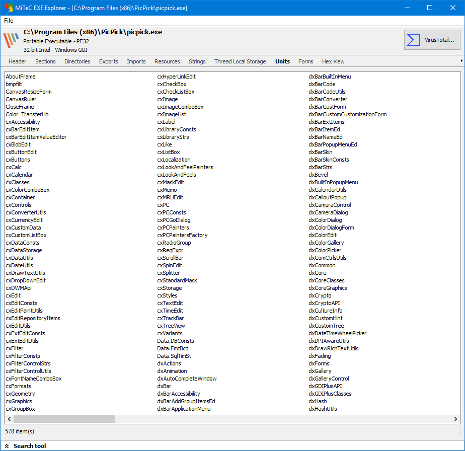 instal the new for mac MiTeC EXE Explorer 3.6.4