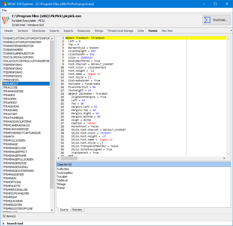 MiTeC EXE Explorer 3.6.4 download the new version for windows MiTeC EXE Explorer 3.6.4 download the new version for windows
